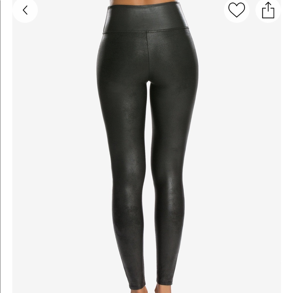 Spanx faux leather leggings